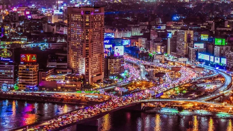 Downtown Cairo night